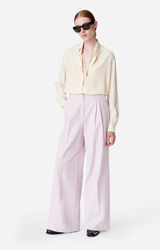 Vanessa Bruno Pants Women Ticiano Trousers Rosepoudre
