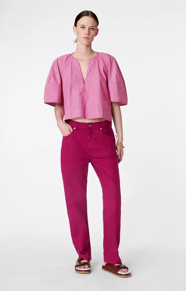 Vanessa Bruno Pants Women Timael Trousers Lie De Vin