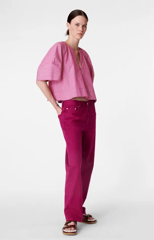 Vanessa Bruno Pants Women Timael Trousers Lie De Vin