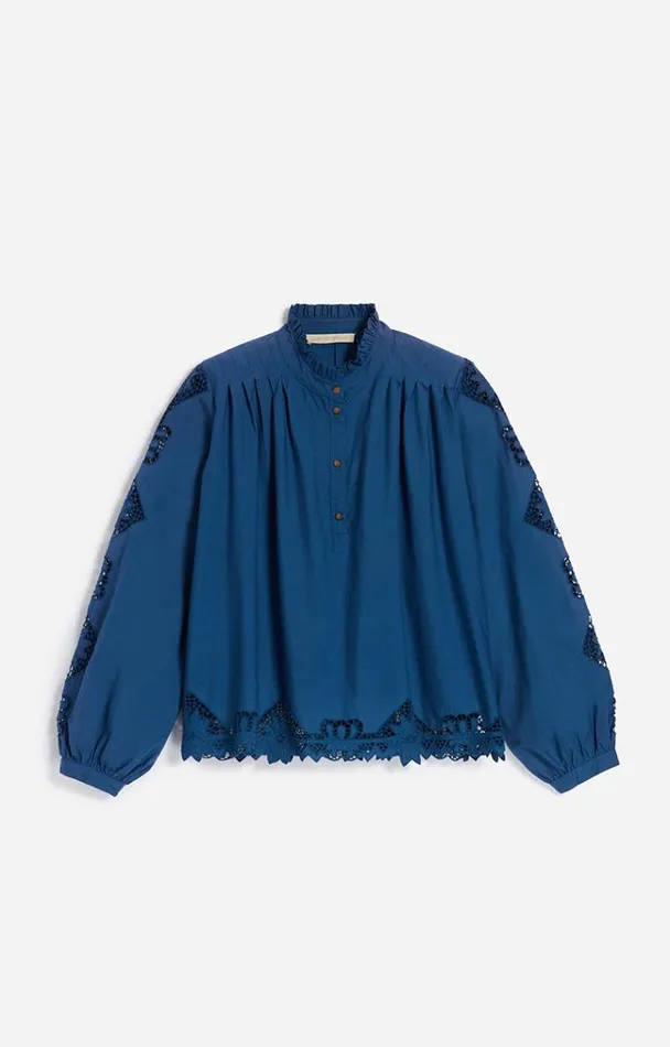 Vanessa Bruno Shirts and Tops Women Bay Blouse Petrole