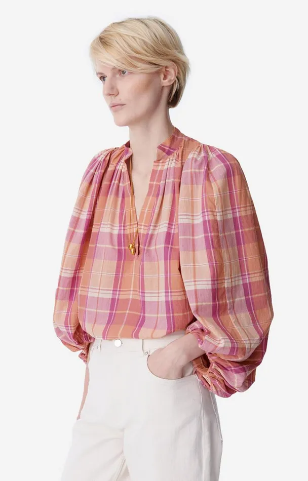Vanessa Bruno Shirts and Tops Women Bell Blouse Bois De Rose Fonce Vanessa Bruno Shirts and Tops Women Bell Blouse Bois De Rose Fonce