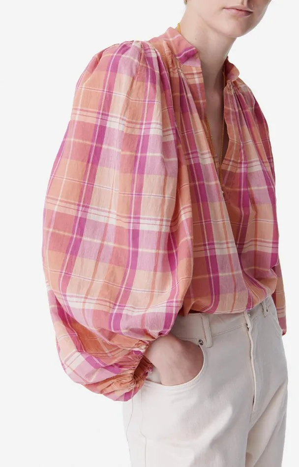 Vanessa Bruno Shirts and Tops Women Bell Blouse Bois De Rose Fonce Vanessa Bruno Shirts and Tops Women Bell Blouse Bois De Rose Fonce