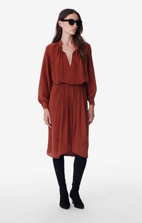 Vanessa Bruno Shirts and Tops Women Blouse Anita Terracotta Vanessa Bruno Shirts and Tops Women Blouse Anita Terracotta