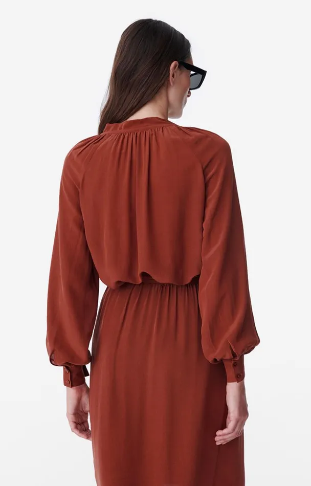Vanessa Bruno Shirts and Tops Women Blouse Anita Terracotta Vanessa Bruno Shirts and Tops Women Blouse Anita Terracotta