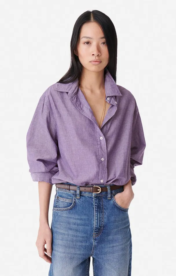 Vanessa Bruno Shirts and Tops Women Brad Shirt Violet