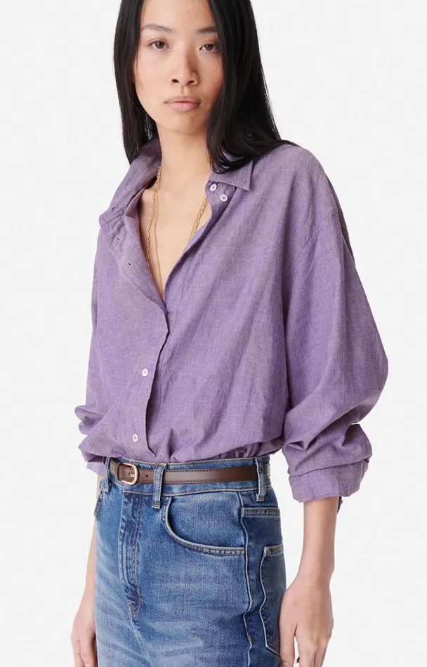 Vanessa Bruno Shirts and Tops Women Brad Shirt Violet Vanessa Bruno Shirts and Tops Women Brad Shirt Violet