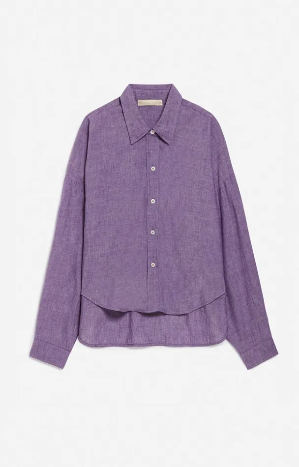 Vanessa Bruno Shirts and Tops Women Brad Shirt Violet Vanessa Bruno Shirts and Tops Women Brad Shirt Violet