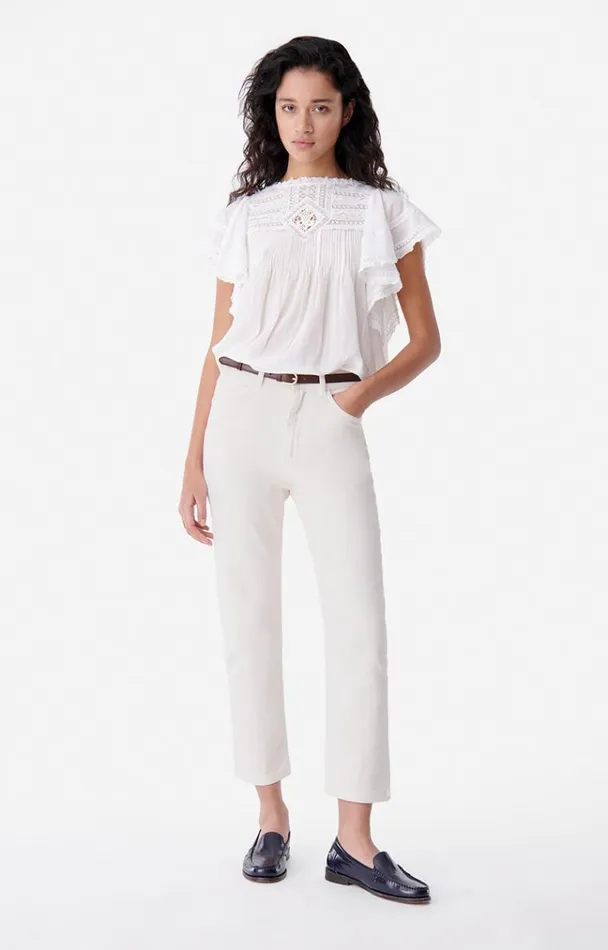 Vanessa Bruno Shirts and Tops Women Calisson Blouse Blanc Vanessa Bruno Shirts and Tops Women Calisson Blouse Blanc