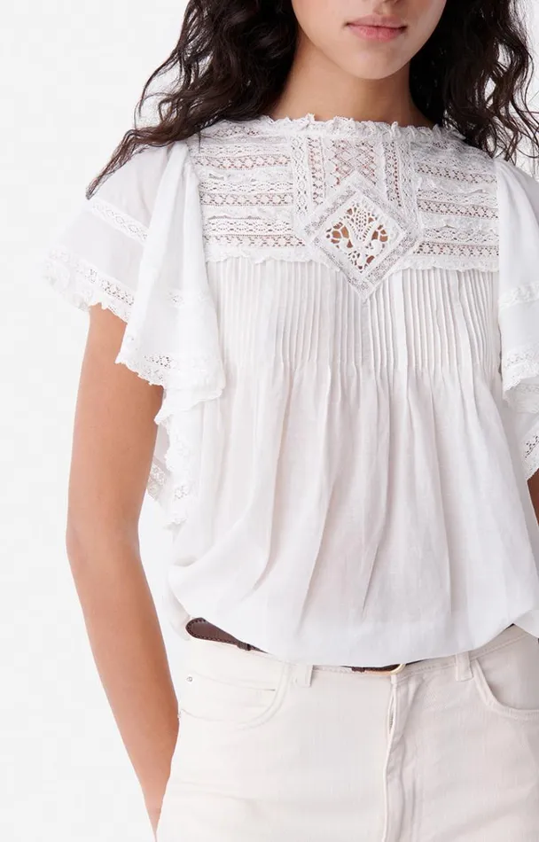 Vanessa Bruno Shirts and Tops Women Calisson Blouse Blanc Vanessa Bruno Shirts and Tops Women Calisson Blouse Blanc