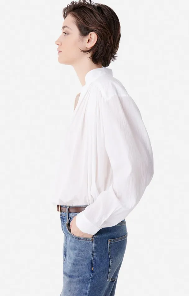 Vanessa Bruno Shirts and Tops Women Calvin Blouse Blanc Vanessa Bruno Shirts and Tops Women Calvin Blouse Blanc