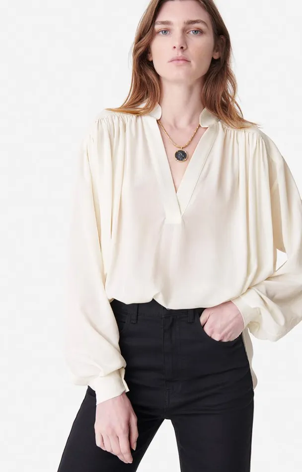 Vanessa Bruno Shirts and Tops Women Calvin Blouse Ecru