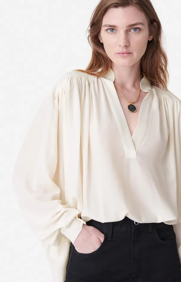 Vanessa Bruno Shirts and Tops Women Calvin Blouse Ecru