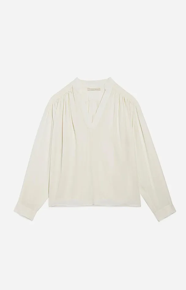 Vanessa Bruno Shirts and Tops Women Calvin Blouse Ecru