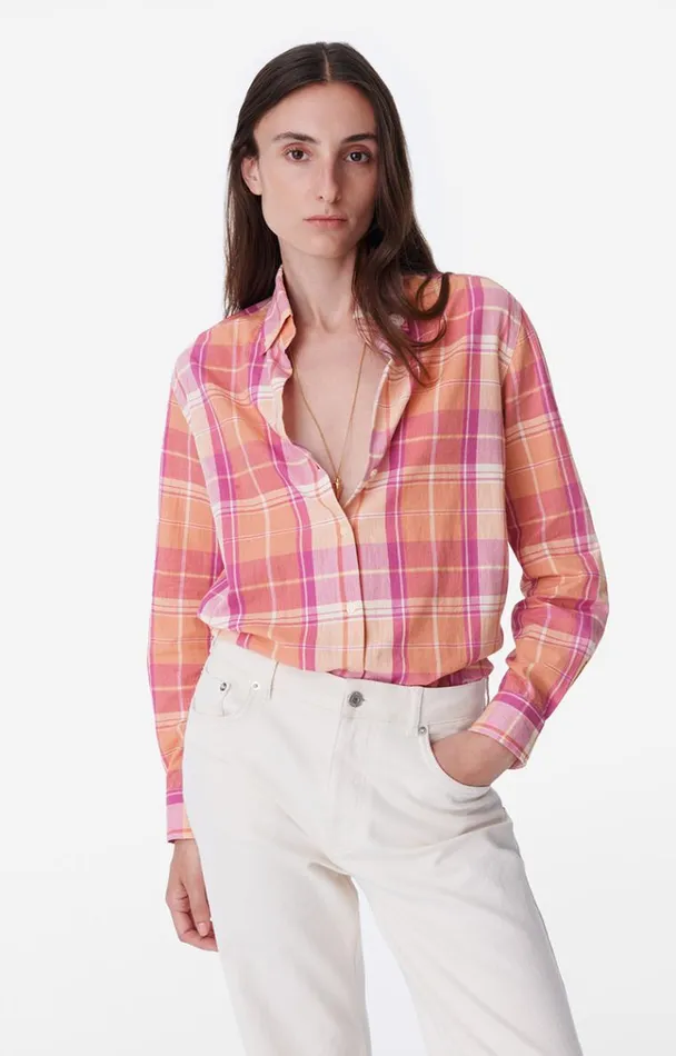 Vanessa Bruno Shirts and Tops Women Chemise Druyat Bois De Rose Fonce