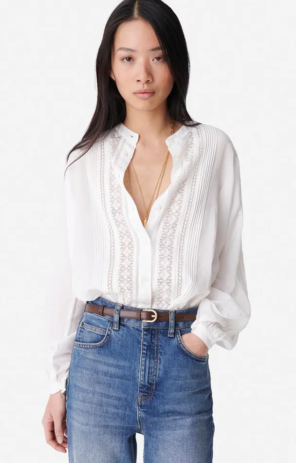 Vanessa Bruno Shirts and Tops Women Coco Blouse Blanc