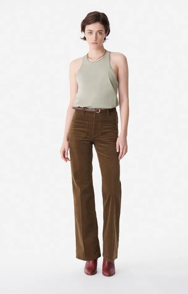 Vanessa Bruno Shirts and Tops Women Cosma Top Kaki Vanessa Bruno Shirts and Tops Women Cosma Top Kaki