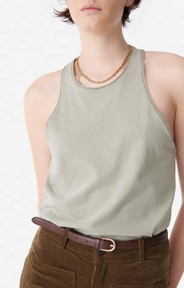 Vanessa Bruno Shirts and Tops Women Cosma Top Kaki Vanessa Bruno Shirts and Tops Women Cosma Top Kaki