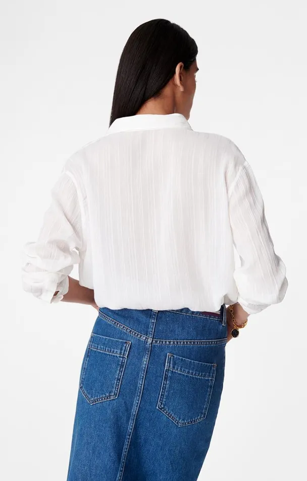 Vanessa Bruno Shirts and Tops Women Druyat Shirt Blanc Vanessa Bruno Shirts and Tops Women Druyat Shirt Blanc