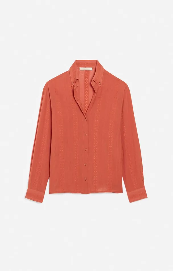 Vanessa Bruno Shirts and Tops Women Druyat Shirt Paprika