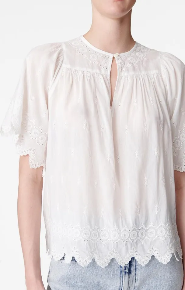 Vanessa Bruno Shirts and Tops Women Glory Blouse Blanc Vanessa Bruno Shirts and Tops Women Glory Blouse Blanc