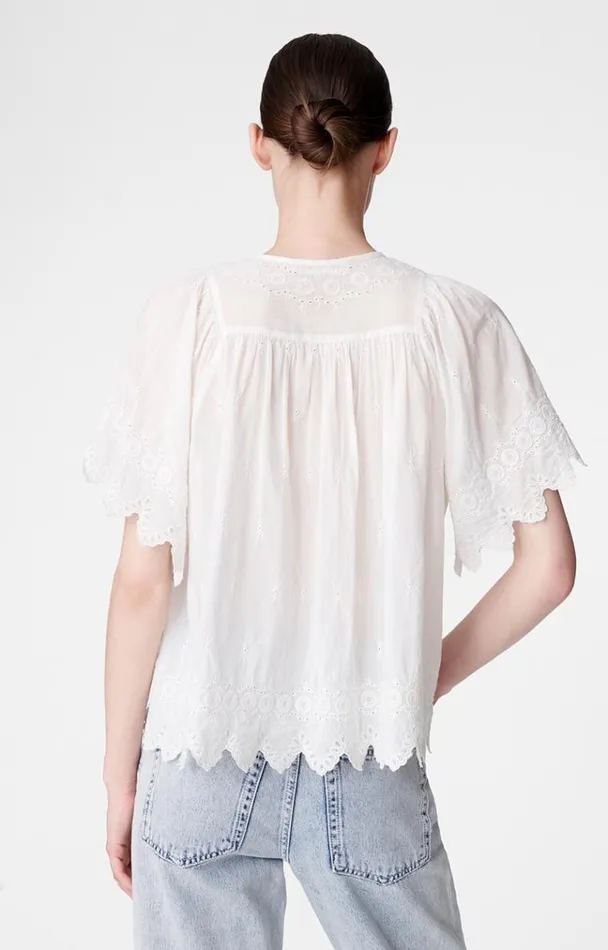 Vanessa Bruno Shirts and Tops Women Glory Blouse Blanc Vanessa Bruno Shirts and Tops Women Glory Blouse Blanc