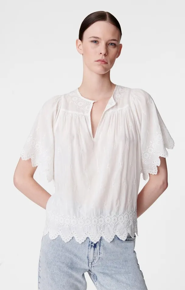 Vanessa Bruno Shirts and Tops Women Glory Blouse Blanc Vanessa Bruno Shirts and Tops Women Glory Blouse Blanc