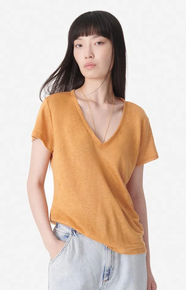 Vanessa Bruno Shirts and Tops Women Natalia TShirt Abricot