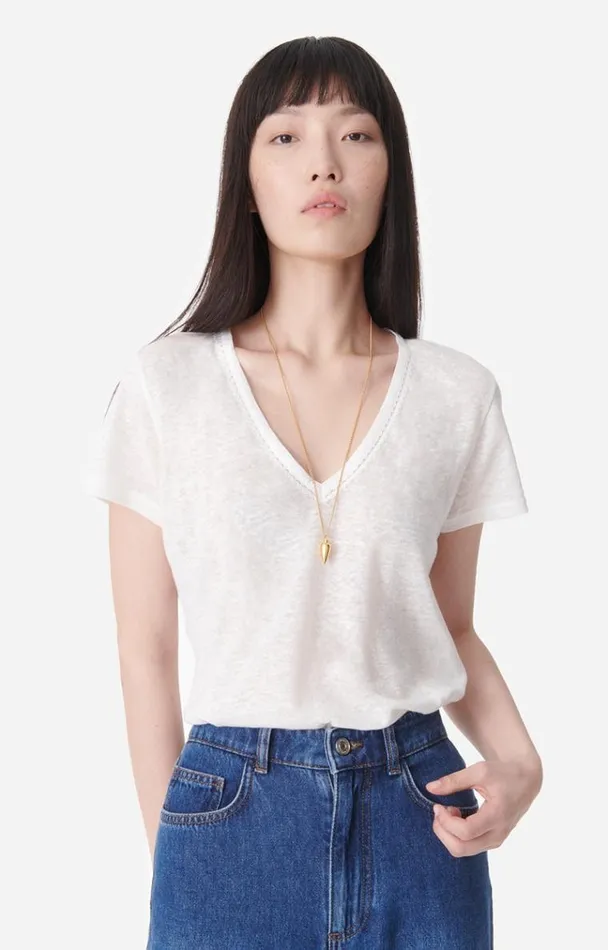Vanessa Bruno Shirts and Tops Women Natalia TShirt Ecru