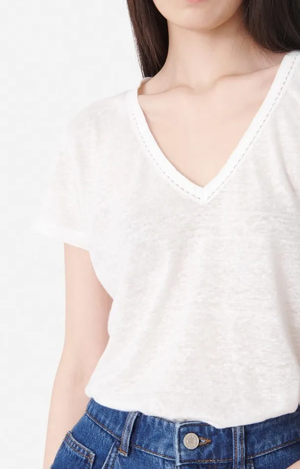 Vanessa Bruno Shirts and Tops Women Natalia TShirt Ecru