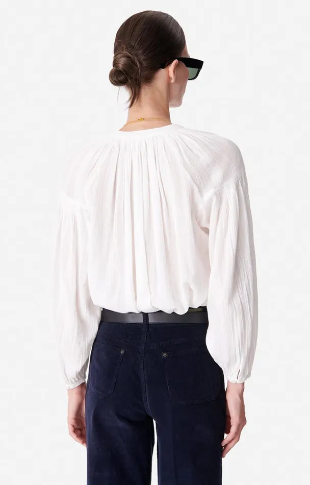Vanessa Bruno Shirts and Tops Women Nipoa Blouse Blanc Vanessa Bruno Shirts and Tops Women Nipoa Blouse Blanc