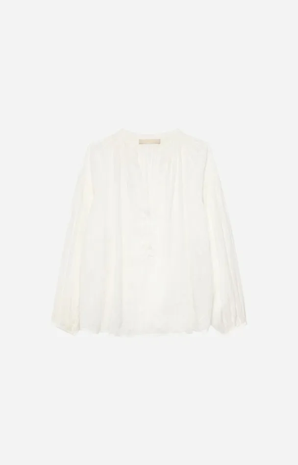 Vanessa Bruno Shirts and Tops Women Nipoa Blouse Blanc Vanessa Bruno Shirts and Tops Women Nipoa Blouse Blanc