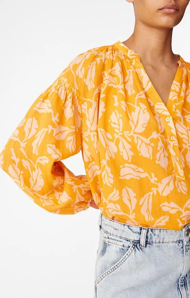Vanessa Bruno Shirts and Tops Women Nipoa Blouse Jaune D039or Vanessa Bruno Shirts and Tops Women Nipoa Blouse Jaune D039or