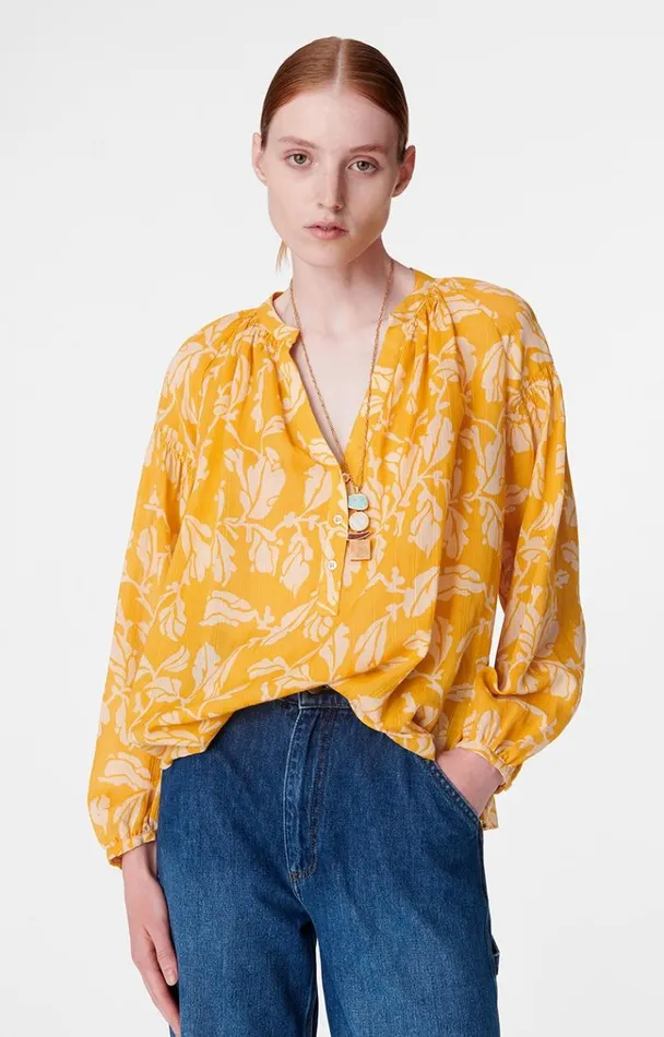 Vanessa Bruno Shirts and Tops Women Nipoa Blouse Jaune D039or Vanessa Bruno Shirts and Tops Women Nipoa Blouse Jaune D039or