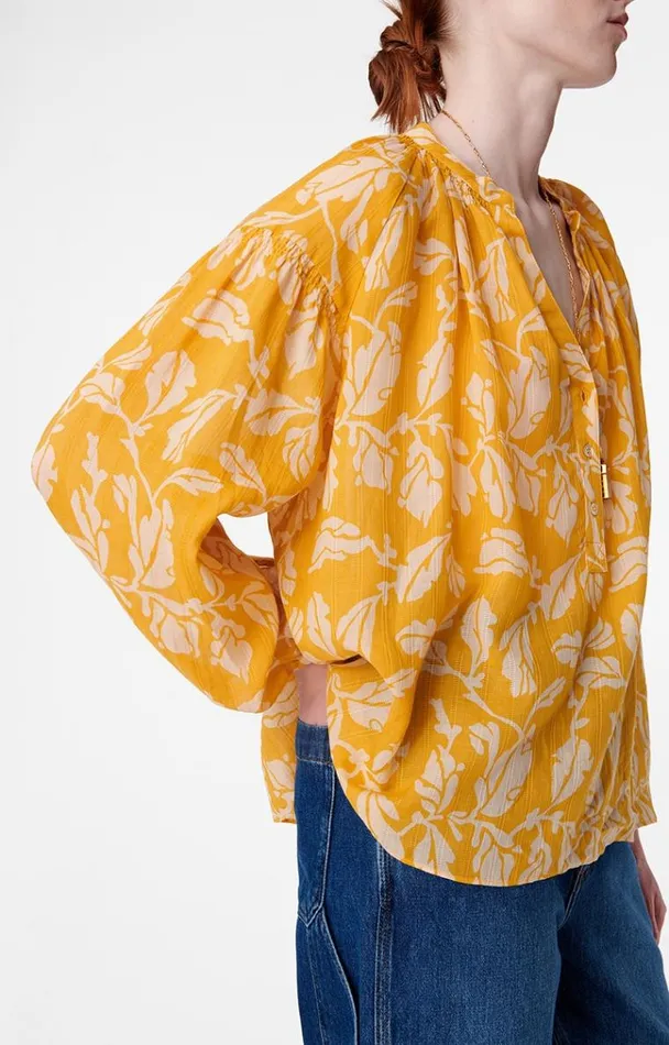 Vanessa Bruno Shirts and Tops Women Nipoa Blouse Jaune D039or Vanessa Bruno Shirts and Tops Women Nipoa Blouse Jaune D039or