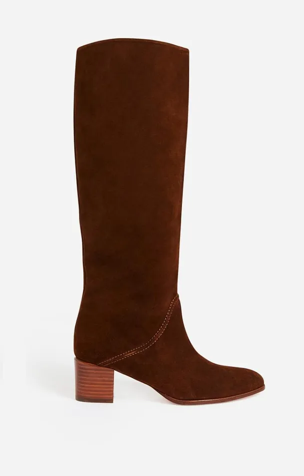 Vanessa Bruno Shoes Women Boots In Suede Brun