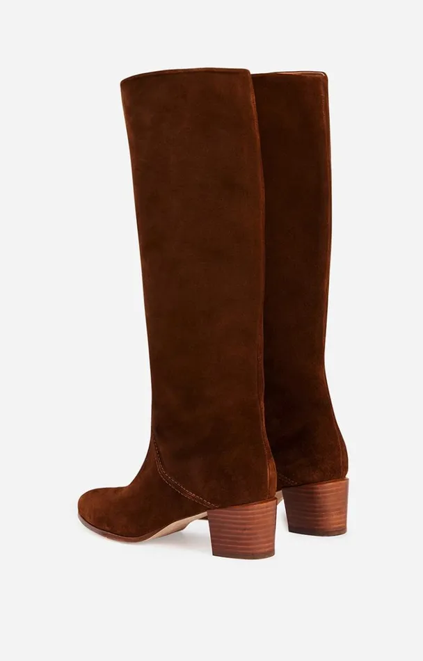 Vanessa Bruno Shoes Women Boots In Suede Brun Vanessa Bruno Shoes Women Boots In Suede Brun