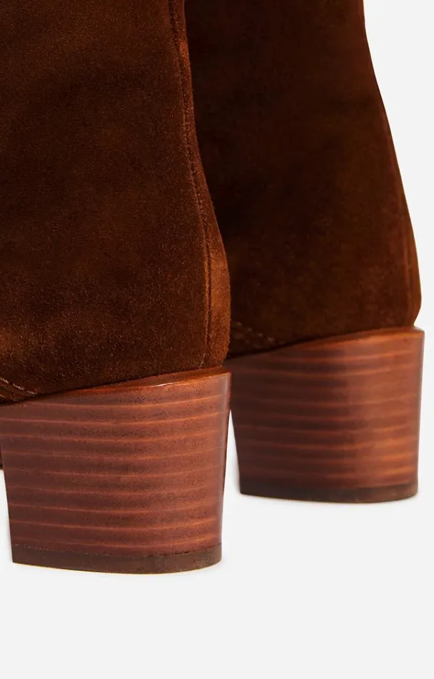 Vanessa Bruno Shoes Women Boots In Suede Brun Vanessa Bruno Shoes Women Boots In Suede Brun