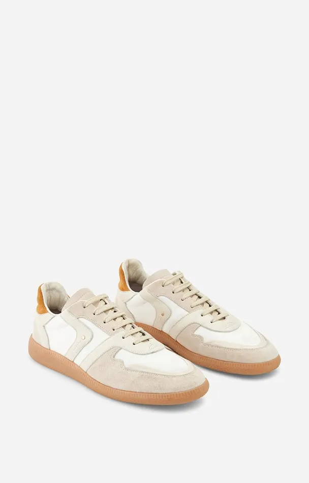 Vanessa Bruno Shoes Women Farrah Low Top Sneakers In Leather Craie