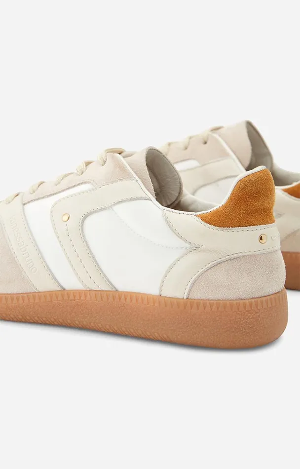 Vanessa Bruno Shoes Women Farrah Low Top Sneakers In Leather Craie