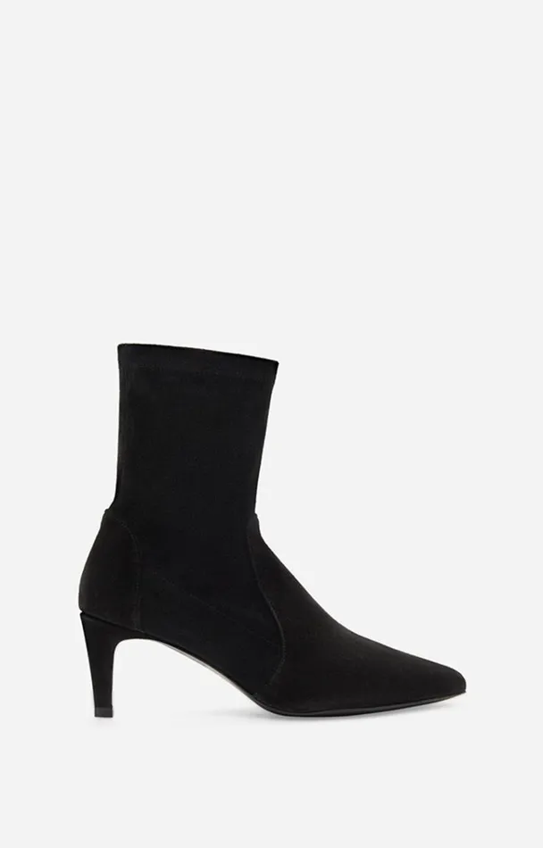 Vanessa Bruno Shoes Women Suede Leather Ankle Boots Noir