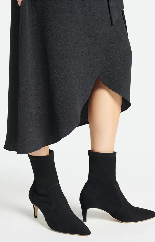 Vanessa Bruno Shoes Women Suede Leather Ankle Boots Noir Vanessa Bruno Shoes Women Suede Leather Ankle Boots Noir