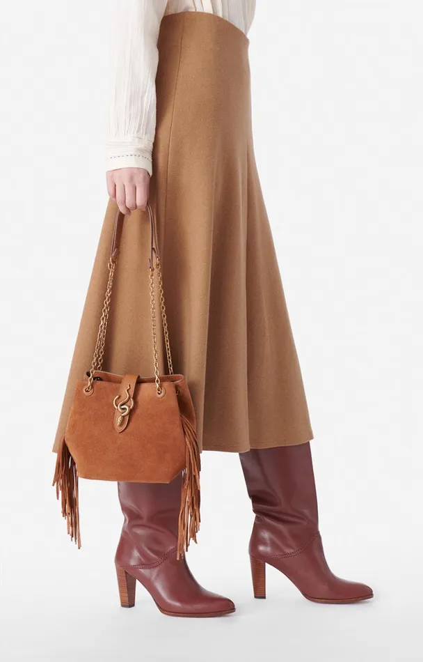 Vanessa Bruno Shoulder Bags Women Cleo Small Bag Havane Vanessa Bruno Shoulder Bags Women Cleo Small Bag Havane