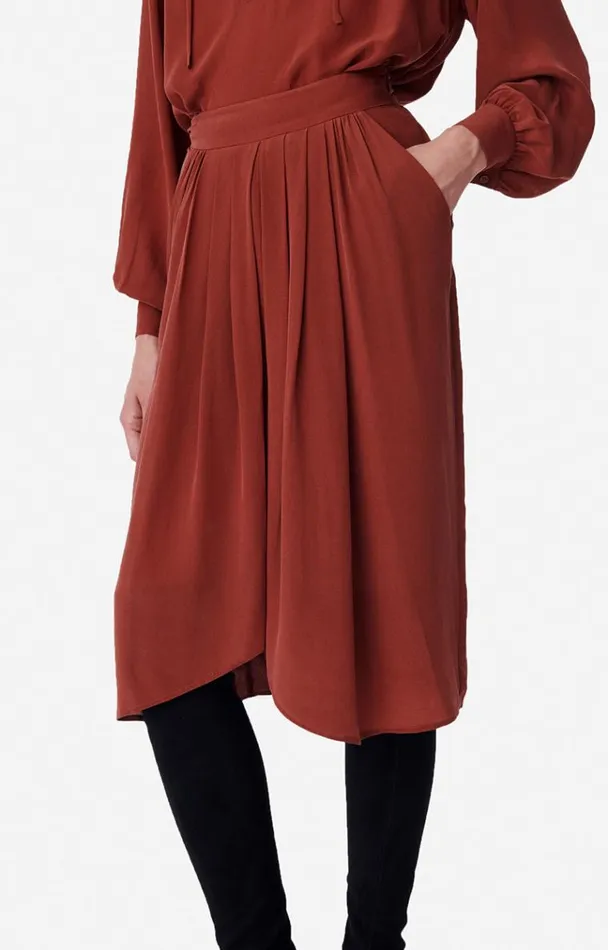 Vanessa Bruno Skirts and Shorts Women Beauty Skirt Terracotta