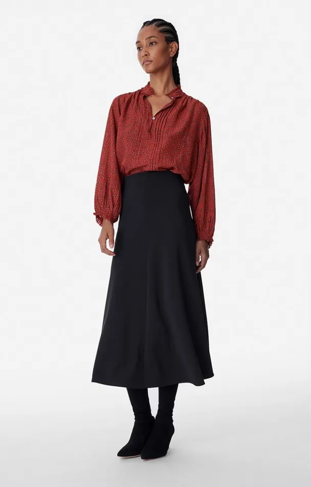 Vanessa Bruno Skirts and Shorts Women Boushra Skirt Noir Vanessa Bruno Skirts and Shorts Women Boushra Skirt Noir