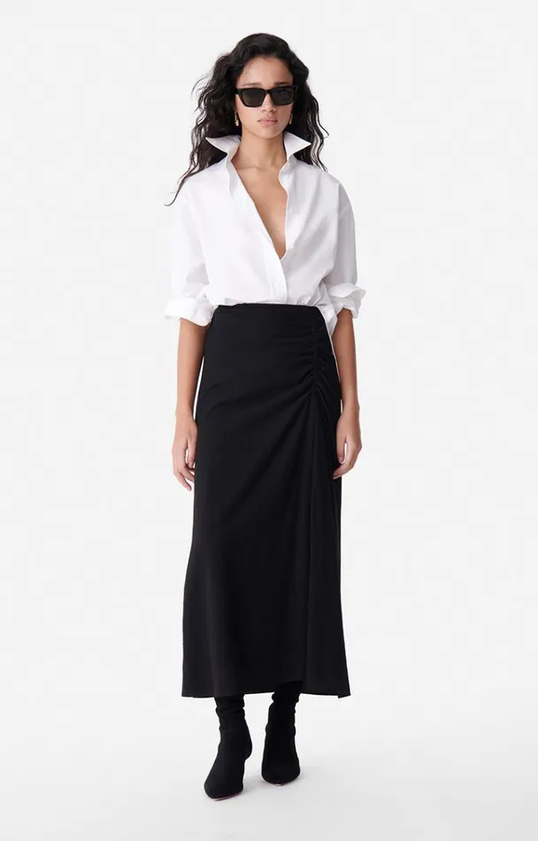 Vanessa Bruno Skirts and Shorts Women Calyp Skirt Noir Vanessa Bruno Skirts and Shorts Women Calyp Skirt Noir