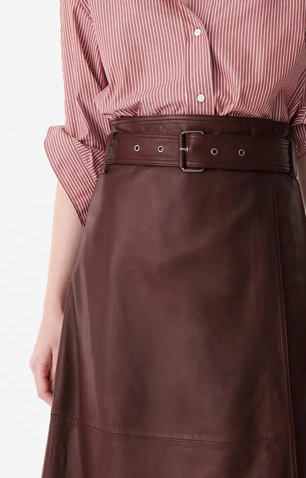 Vanessa Bruno Skirts and Shorts Women Carmela Skirt Bordeaux Vanessa Bruno Skirts and Shorts Women Carmela Skirt Bordeaux