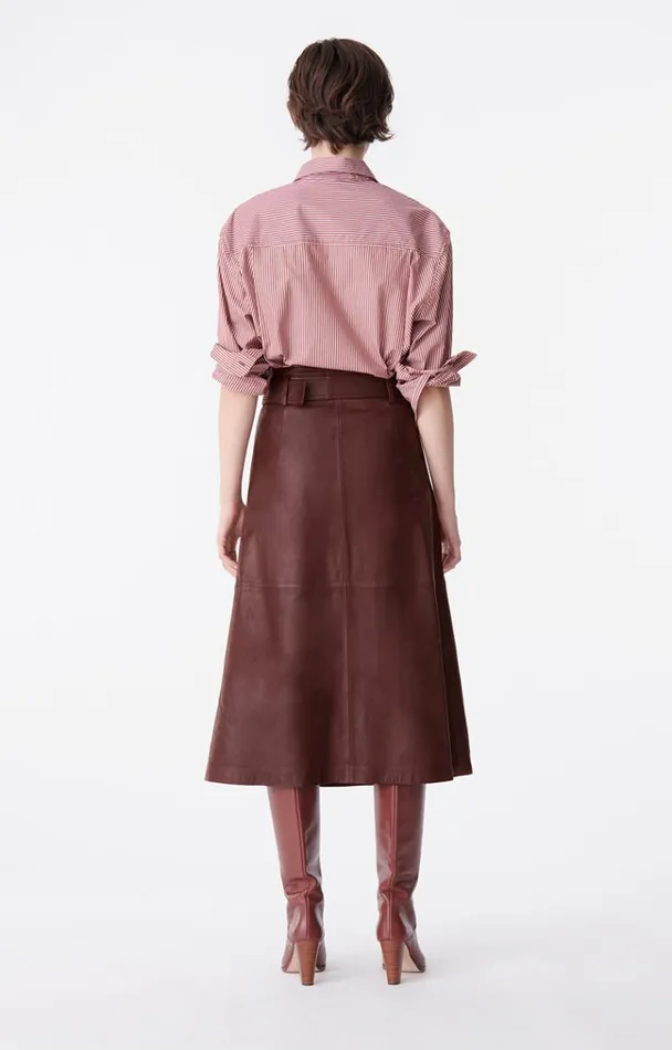 Vanessa Bruno Skirts and Shorts Women Carmela Skirt Bordeaux Vanessa Bruno Skirts and Shorts Women Carmela Skirt Bordeaux