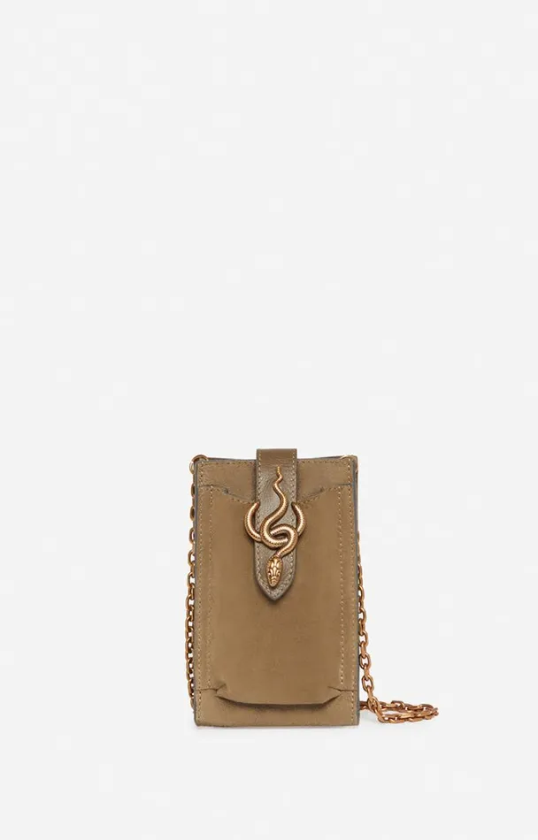 Vanessa Bruno Small Leather Goods Women Cleo Phone Pouch Souris