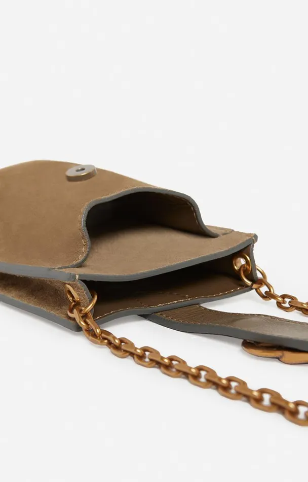 Vanessa Bruno Small Leather Goods Women Cleo Phone Pouch Souris Vanessa Bruno Small Leather Goods Women Cleo Phone Pouch Souris