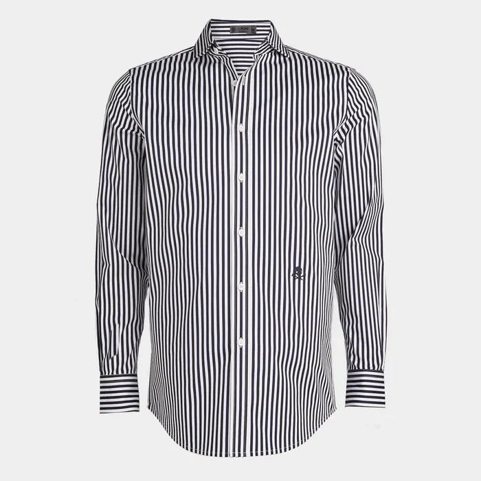 Vertical Stripe Stretch Ice Woven Modern Spread Collar Shirt Snow Men GFORE Tops Vertical Stripe Stretch Ice Woven Modern Spread Collar Shirt Snow Men GFORE Tops